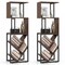 Geometric 6-Tier Tree Bookcase Freestanding S-Shape Display Shelf